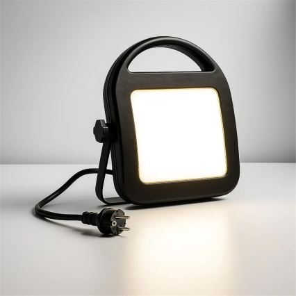 Projecteur LED 40W 230V 4000K IP44 noir