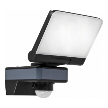 Projecteur LED avec capteur de mouvement et détecteur crépusculaire LED/24W/230V 4200K IP54 noir