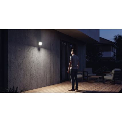 Projecteur LED avec détecteur de mouvement et capteur crépusculaire TAMBO EVO LED/20W/230V 4000K IP44 noir