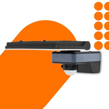 Projecteur LED avec détecteur de mouvement et de crépuscule LED/44W/230V 4200K IP54 noir