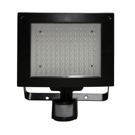 Projecteur LED avec détecteur PIR T274 117xLED/9W noir IP44