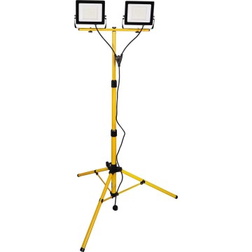 Projecteur LED avec trépied 2xLED/50W/230V 6500K IP65 jaune