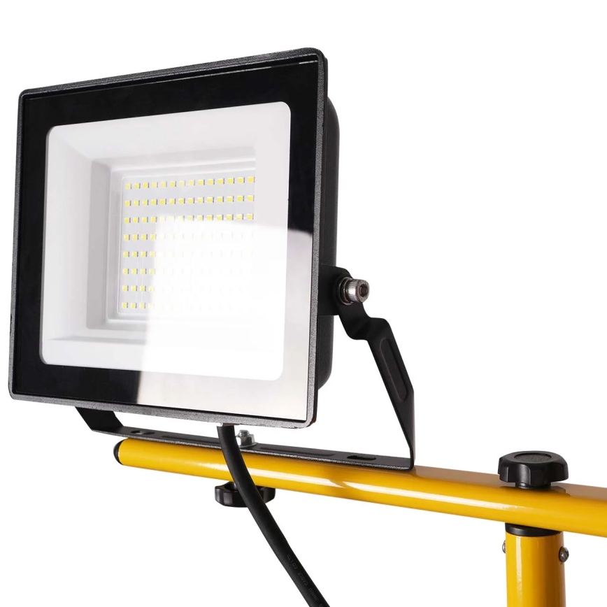 Projecteur LED avec trépied 2xLED/50W/230V 6500K IP65 jaune