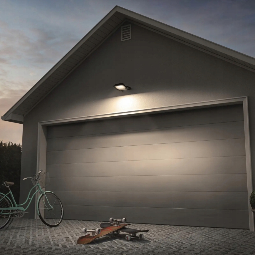 Projecteur LED d'extérieur 200 W, 230 V, 4500 K, IP65, noir