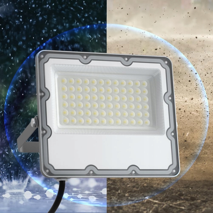 Projecteur LED d'extérieur 50W/230V 4500K IP65 gris