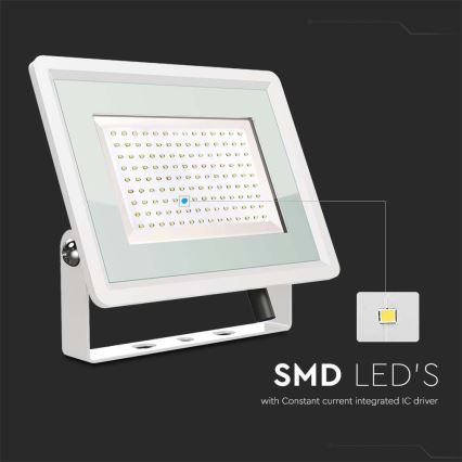 Projecteur LED d'extérieur LED/200W/230V 4000K IP65 blanc