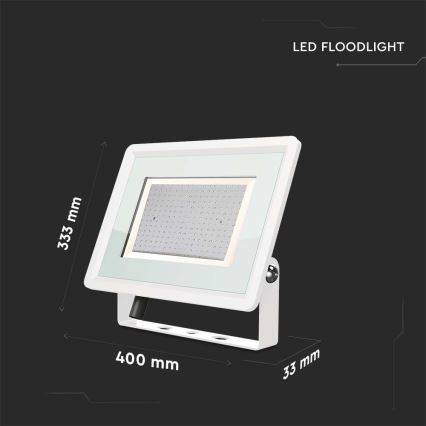 Projecteur LED d'extérieur LED/200W/230V 4000K IP65 blanc