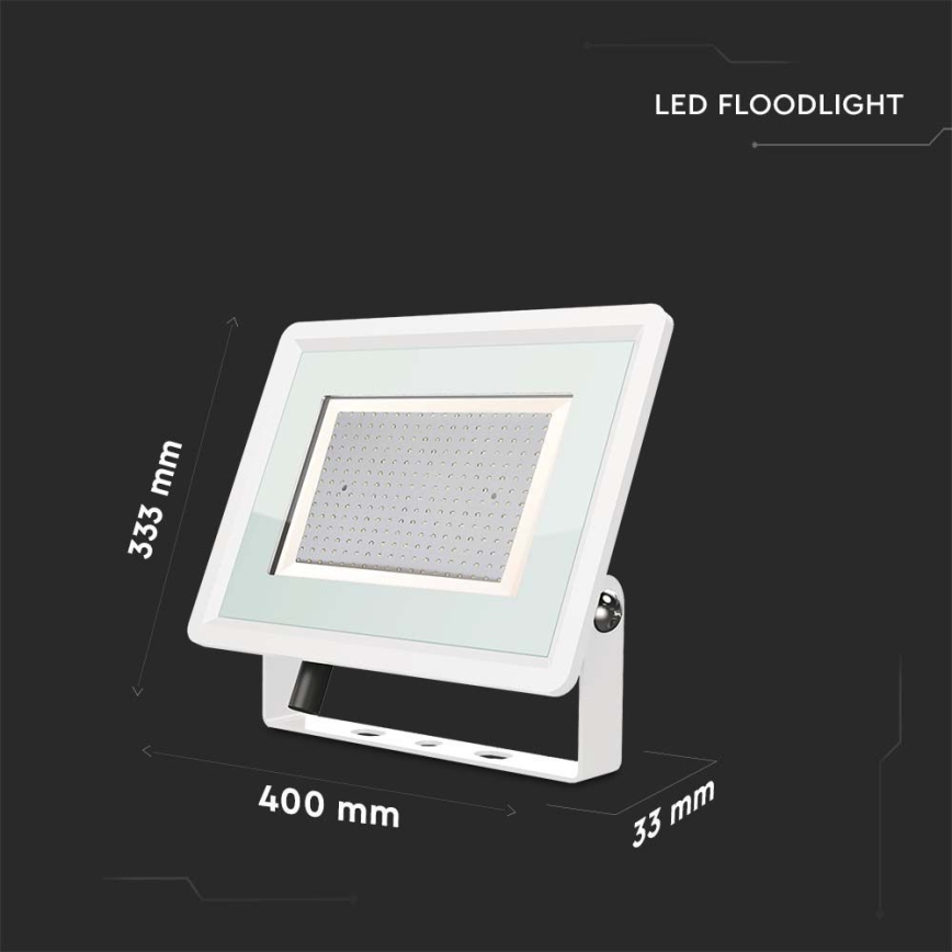 Projecteur LED d'extérieur LED/200W/230V 4000K IP65 blanc