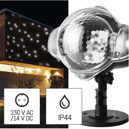 Projecteur LED d'extérieur pour Noël LED/4W/230V IP44 blanc froid
