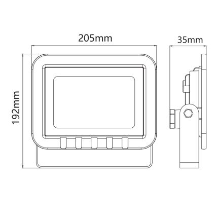 Projecteur LED LED/50W/230V IP65