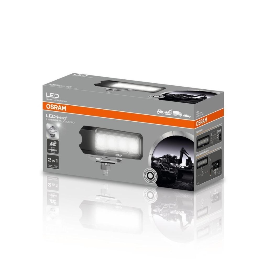 Osram - Projecteur à LED pour véhicule LIGHTBAR WL VX125-WD LED/36W/12/24V IP69 6000K