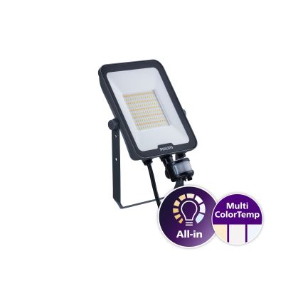 Philips - Projecteur LED avec capteur de mouvement et capteur crépusculaire LEDINAIRE ALL-IN LED/50W/230V 3000/4000/6500K IP65