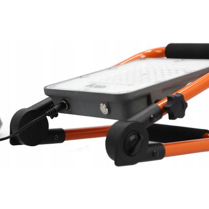 Projecteur LED rechargeable avec trépied LED/100W/3,2V 4500K 15000 mAh IP65 orange