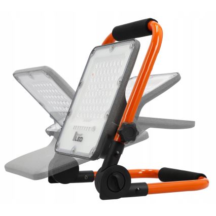 Projecteur LED rechargeable avec trépied LED/100W/3,2V 5000K 5000 mAh IP65 orange