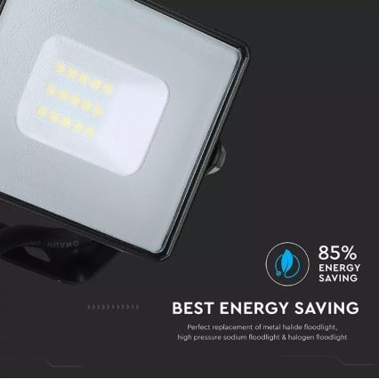 Projecteur LED SAMSUNG CHIP LED/10W/230V IP65 3000K noir