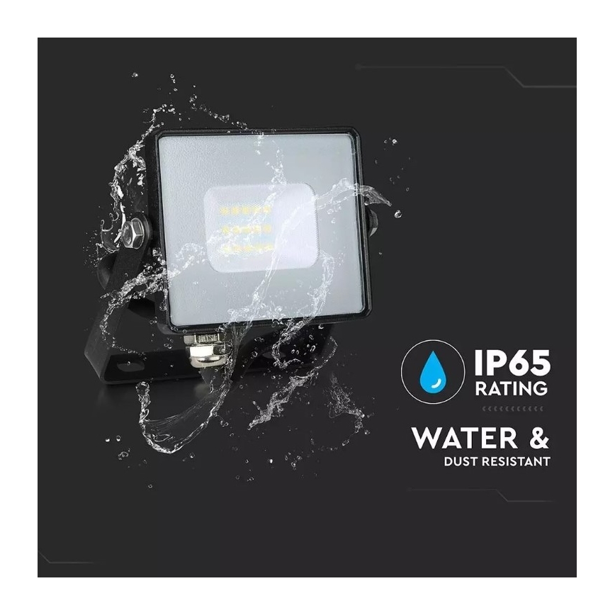 Projecteur LED SAMSUNG CHIP LED/10W/230V IP65 3000K noir