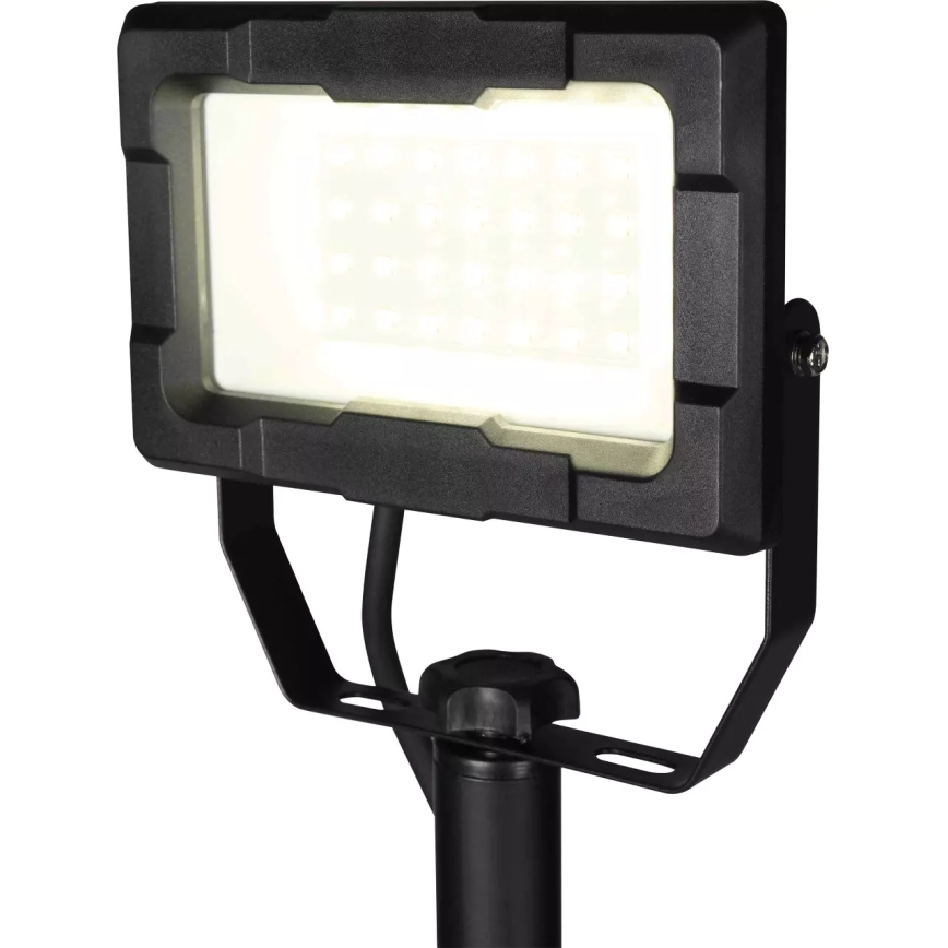Projecteur LED sur pied LED/20W/230V 5000K IP65 noir