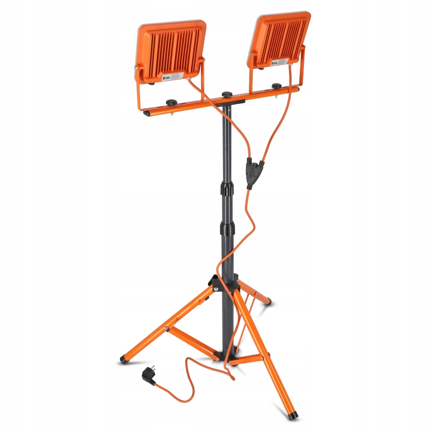 Projecteur LED sur trépied 2xLED/50W/230V 4500K IP65 orange