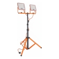 Projecteur LED sur trépied 2xLED/50W/230V 4500K IP65 orange
