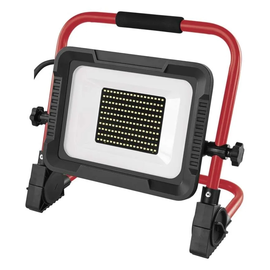Projecteur LED sur trépied ELION LED/100W/230V 4000K IP65 rouge/noir