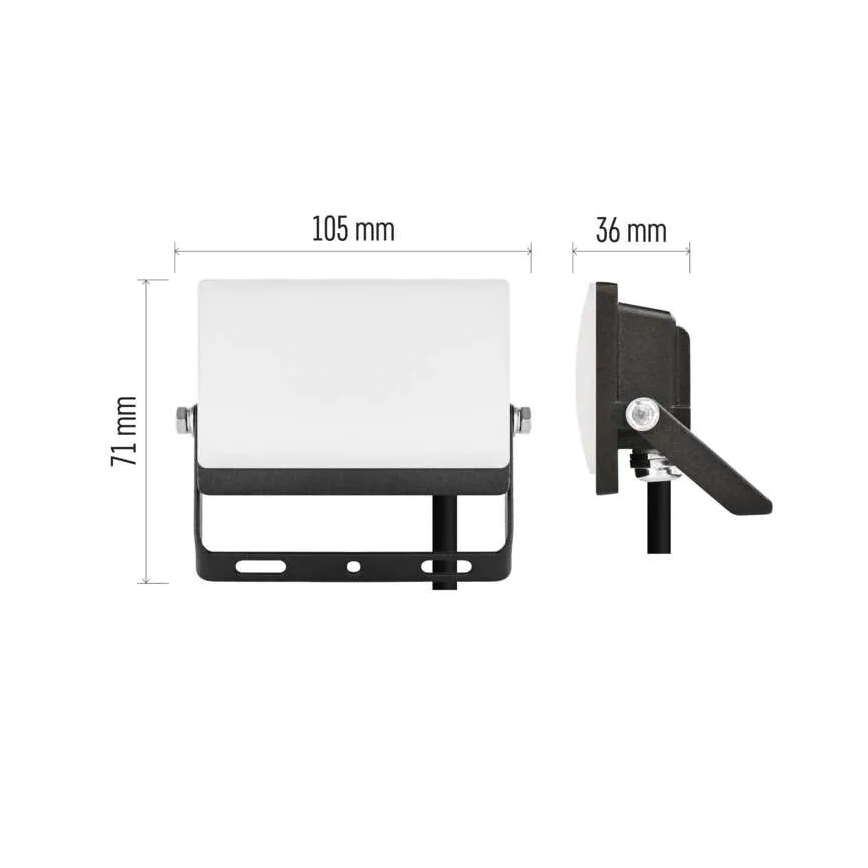 Projecteur LED TAMBO EVO LED/10W/230V 4000K IP65 noir