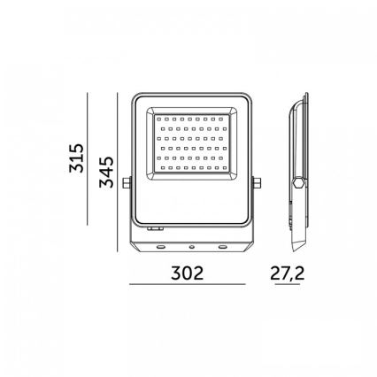 Projecteur LED ULSAN LED/200W/230V 4000K IP65