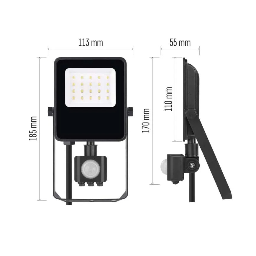 Projecteur LED avec capteur VISIO LED/10W/230V 4000K IP65