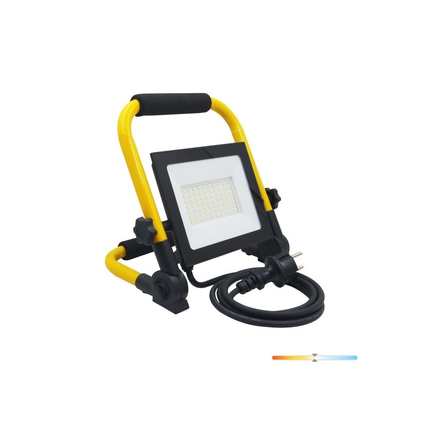 Projecteur portable TIGRA LED/50W/4000K IP54 noir/jaune