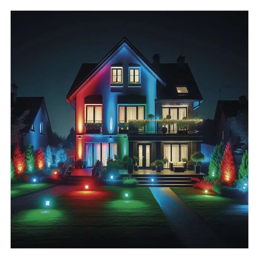 Projecteur RGB+CCT à intensité variable GoSmart LED/20W/230V 3000-6500K IP65 Wi-Fi Tuya
