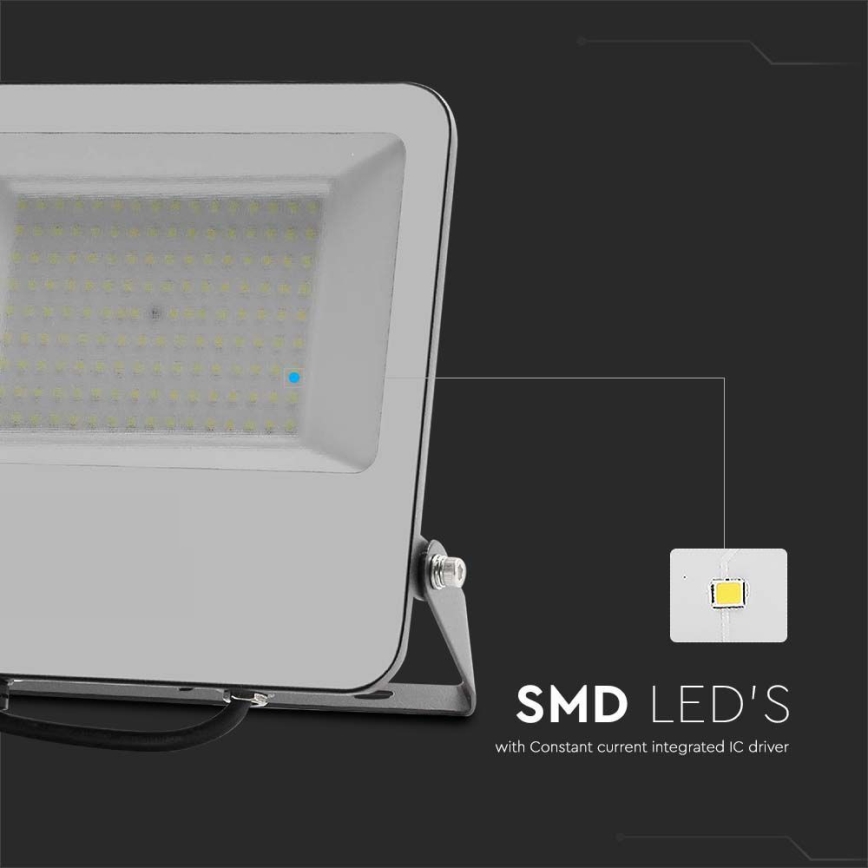 Projecteur SAMSUNG CHIP LED/100W/230V 4000K IP65 noir