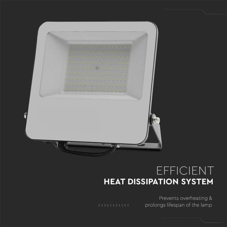 Projecteur SAMSUNG CHIP LED/100W/230V 4000K IP65 noir