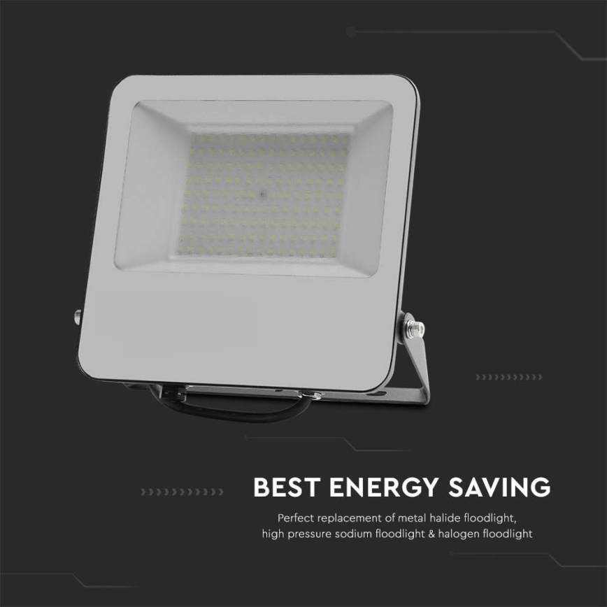 Projecteur SAMSUNG CHIP LED/100W/230V 4000K IP65 noir