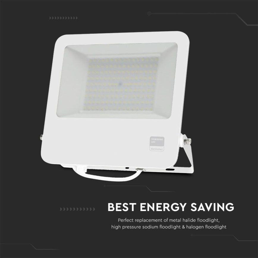Projecteur SAMSUNG CHIP LED/100W/230V 6400K IP65 blanc