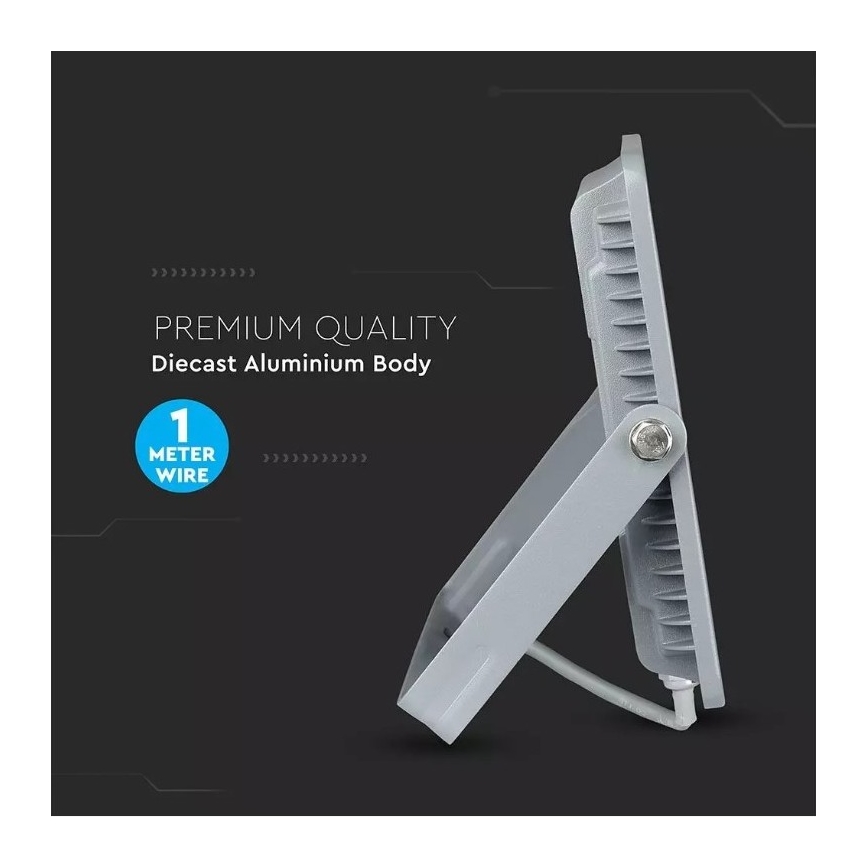 Projecteur SAMSUNG CHIP LED/100W/230V IP65 6400K gris