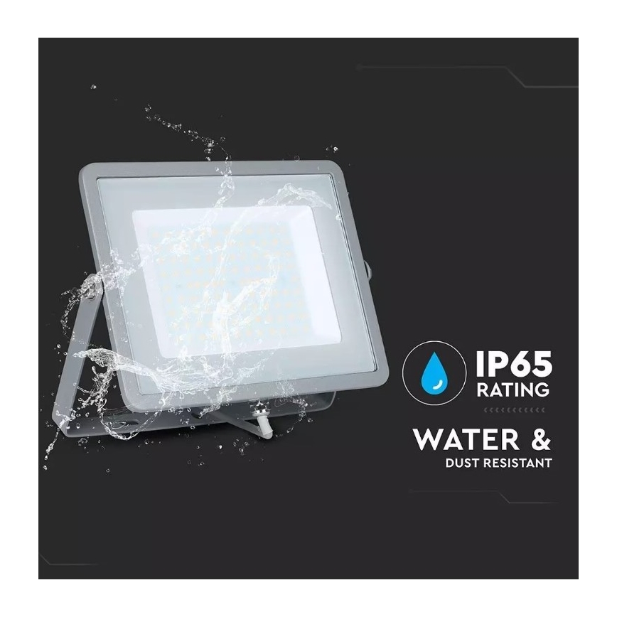 Projecteur SAMSUNG CHIP LED/100W/230V IP65 6400K gris