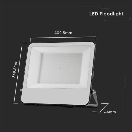 Projecteur SAMSUNG CHIP LED/200W/230V 4000K IP65 noir