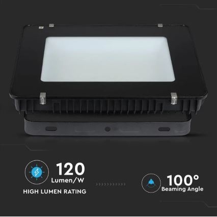Projecteur SAMSUNG CHIP LED/400W/230V IP65 6400K noir