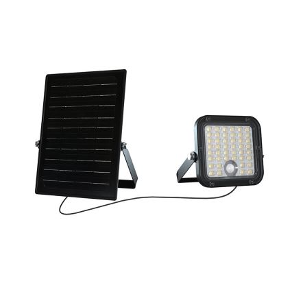 Projecteur solaire à intensité variable avec détecteur LED/10W/3,7V 4000/6000K IP65 + télécommande