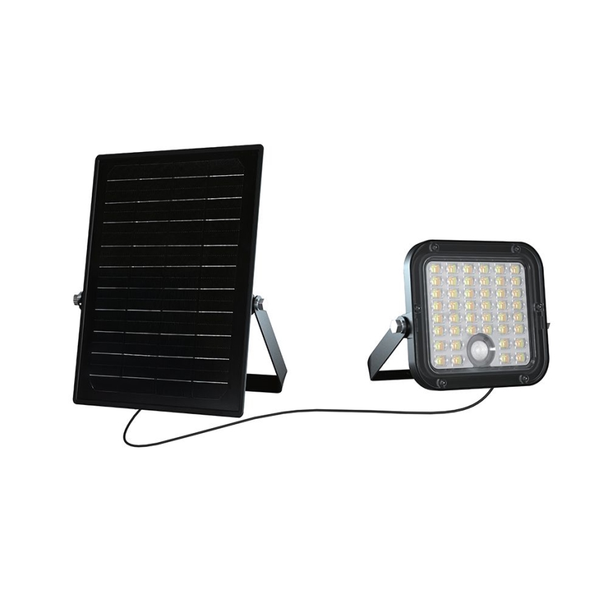 Projecteur solaire à intensité variable avec détecteur LED/10W/3,7V 4000/6000K IP65 + télécommande