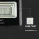 Projecteur solaire à intensité variable LED/40W/10V 4000K IP65 + télécommande