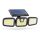 Projecteur solaire avec détecteur 3xLED/3,3W/5V IP65 2400 mAh