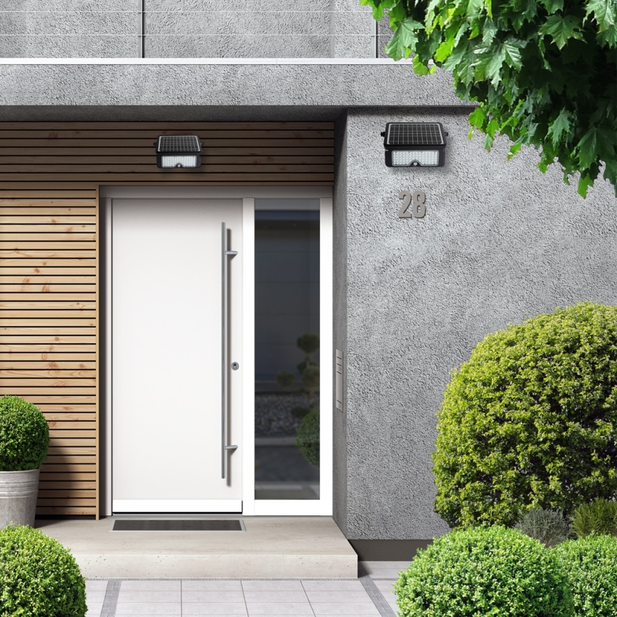 Projecteur solaire avec détecteur de mouvement et de crépuscule EPAD LED/10W/3000 mAh 7,4V 4000K IP65