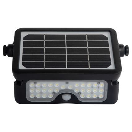 Projecteur solaire avec détecteur de mouvement et de crépuscule EPAD LED/5W/3000 mAh 3,7V 4000K IP65