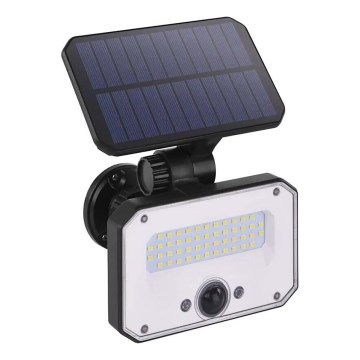 Projecteur solaire avec détecteur de mouvement SPILO LED/3,7V 3600mAh 4000K IP54 + télécommande