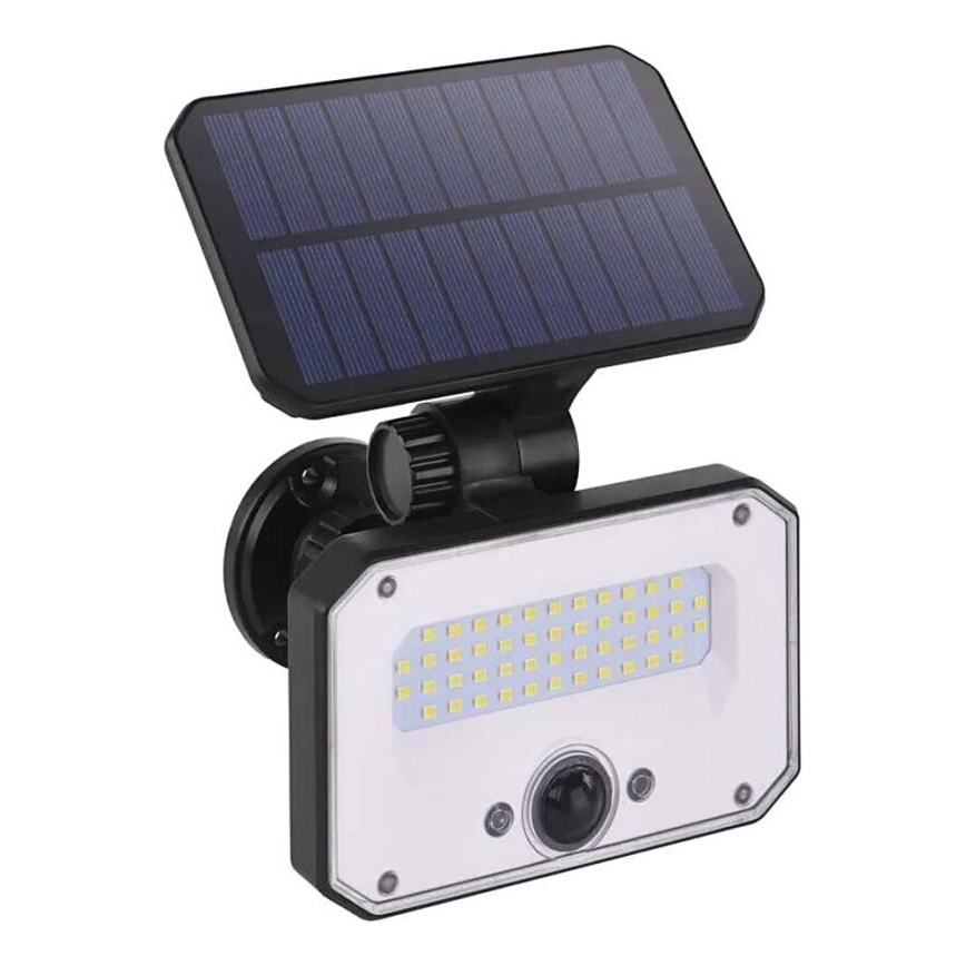 Projecteur solaire avec détecteur de mouvement SPILO LED/3,7V 3600mAh 4000K IP54 + télécommande