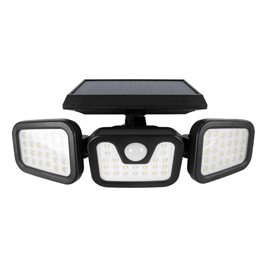 Projecteur solaire avec détecteur LED/1,5W/3,7V 6000K IP44 2400 mAh