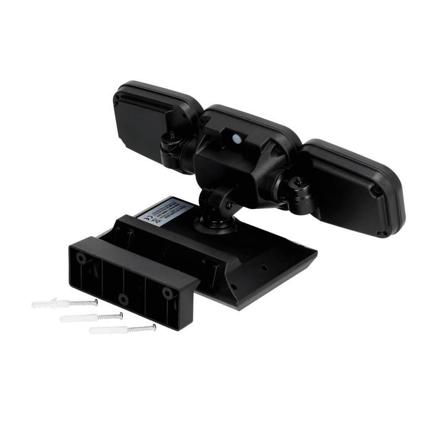 Projecteur solaire avec détecteur LED/1,5W/3,7V 6000K IP44 2400 mAh