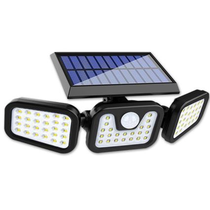 Projecteur solaire flexible avec détecteur LED/15W/3,7V IP54 4500K
