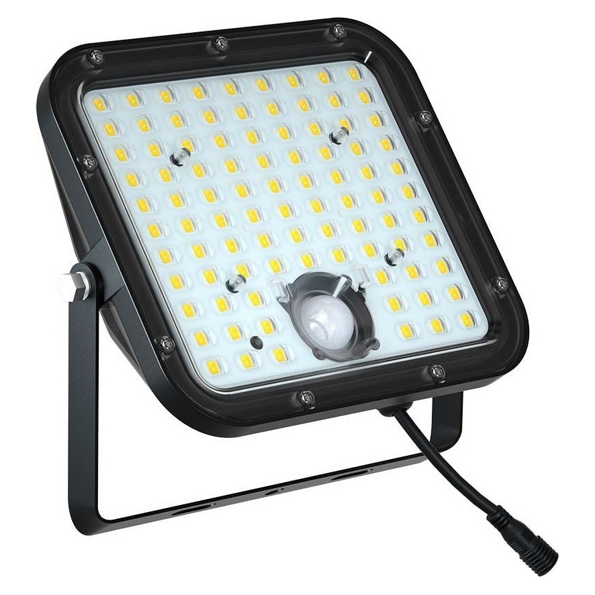 Projecteur solaire avec détecteur LED/30W/6,4V 4000K 6000 mAh + Télécommande