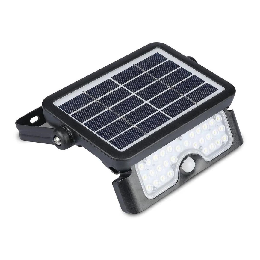 Projecteur solaire avec détecteur LED/5W/3,7V IP65 4000K 3000 mAh
